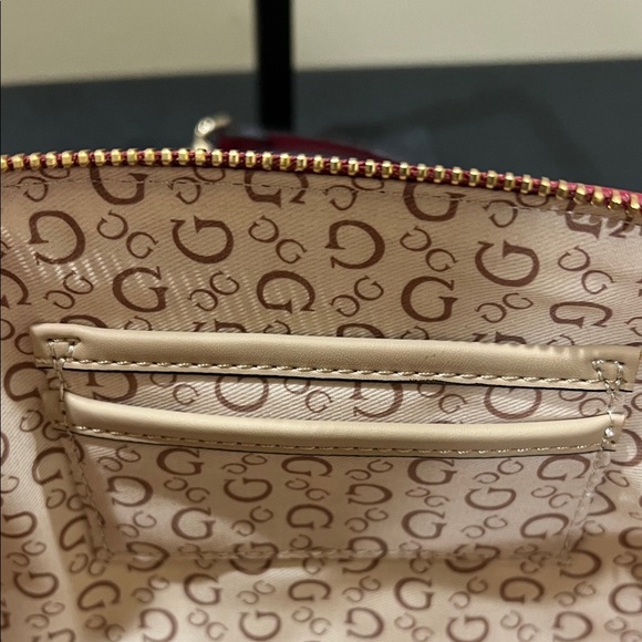 GUESS | “Black Cherry Valento” Mini Satchel w/ Iconic Bag Charms & Crossbody - Picture 13 of 16